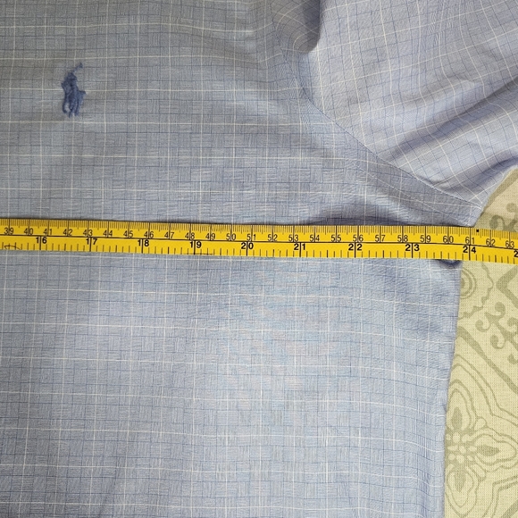 Polo Ralph Lauren Men's Long Sleeve Blue Shirt 16 1/2 34-35 Large - Picture 5 of 8